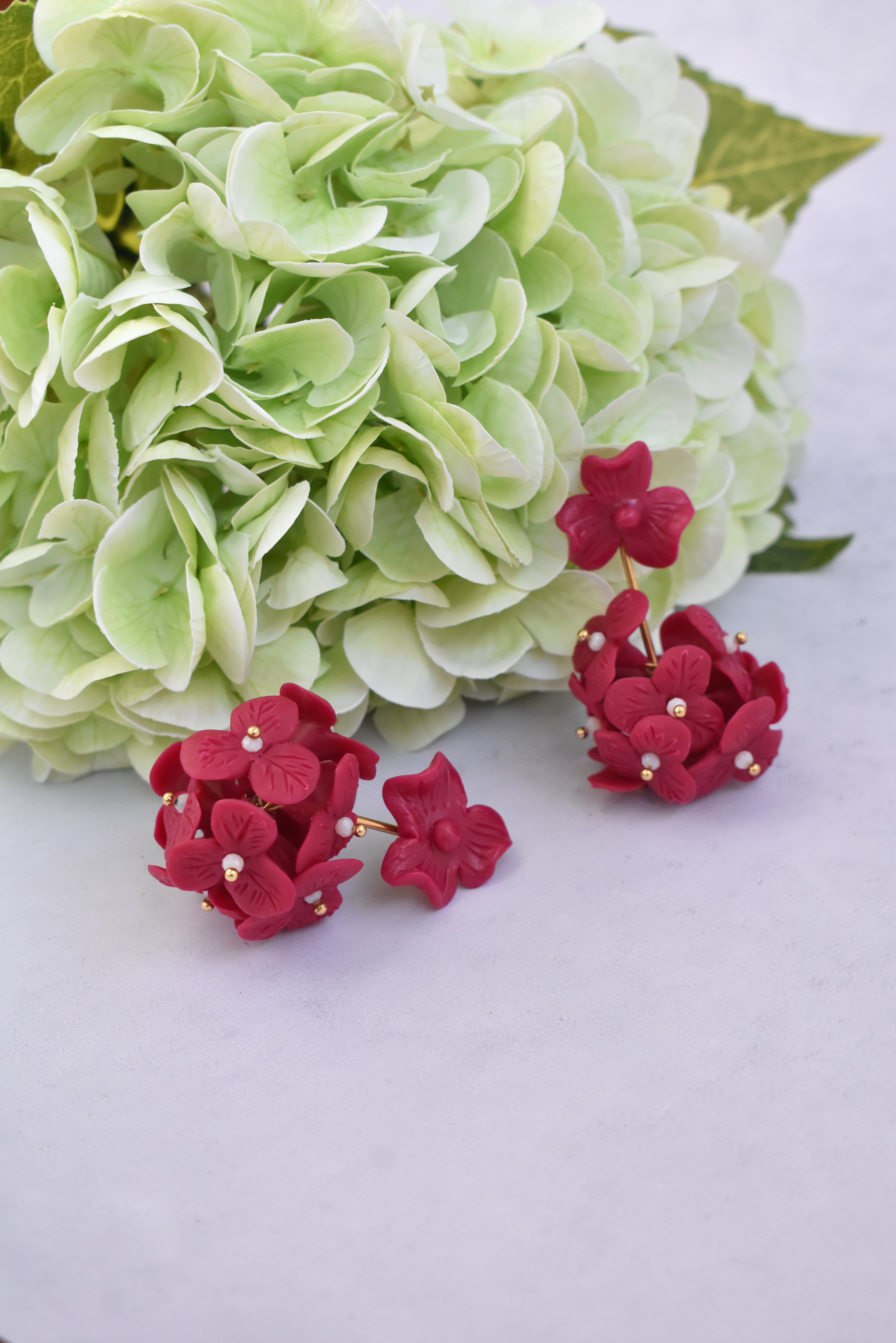 Pendientes Hortensia