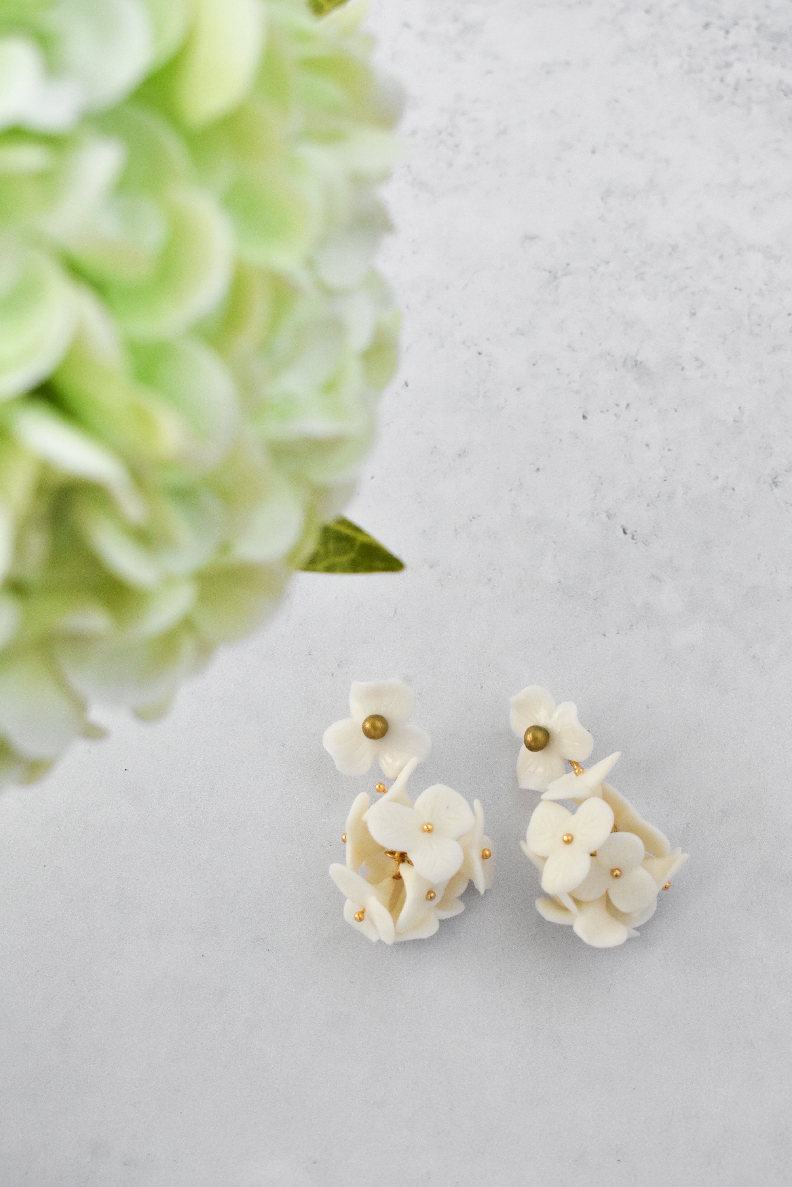 Pendientes Hortensia
